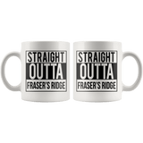 "Fraser's Ridge"11oz White Mug - Gifts For Reading Addicts