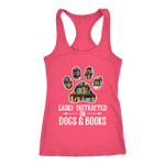 "Dogs and books" Women's Tank Top - Gifts For Reading Addicts