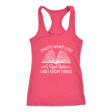 "I Read Books" Women's Tank Top - Gifts For Reading Addicts