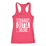 "Straight outta gilead" Women's Tank Top - Gifts For Reading Addicts