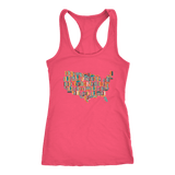 "USA Bookish Map" Women's Tank Top - Gifts For Reading Addicts