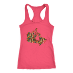 "Canada Bookish Map" Women's Tank Top - Gifts For Reading Addicts