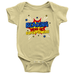 ''Reading gives me''BABY BODYSUITS - Gifts For Reading Addicts