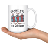 "Get More Books"15oz White Mug - Gifts For Reading Addicts