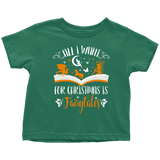 "All I Want For Christmas"Toddler T-Shirt - Gifts For Reading Addicts