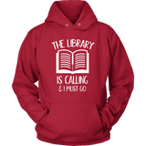 "The library" Hoodie - Gifts For Reading Addicts