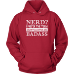 "Nerd?" Hoodie - Gifts For Reading Addicts