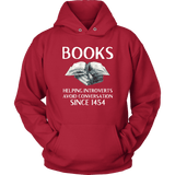 "Books" Hoodie - Gifts For Reading Addicts