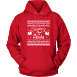 "Dashing Through The Books" Hoodie - Gifts For Reading Addicts