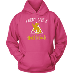 "i Don't Give A Hufflefuck" Hoodie - Gifts For Reading Addicts