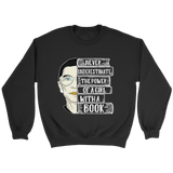 Ruth Bader "A Girl With A Book" Sweatshirt - Gifts For Reading Addicts