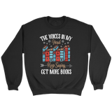 "Get More Books" Sweatshirt - Gifts For Reading Addicts