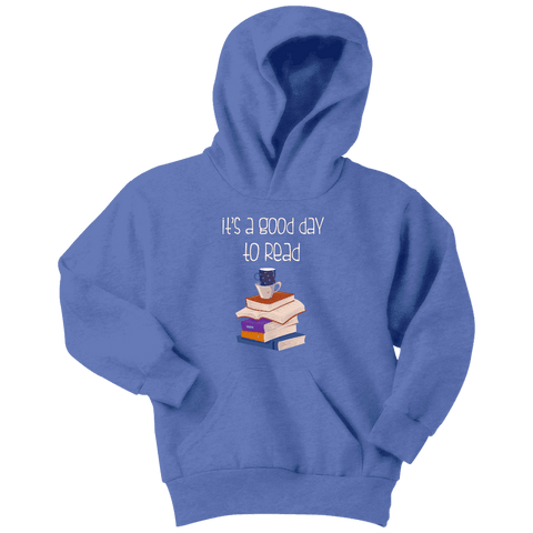 "It's a good day to read" YOUTH HOODIE - Gifts For Reading Addicts