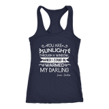 "You are sunlight" Women's Tank Top - Gifts For Reading Addicts