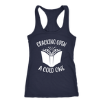 "Cracking Open A Cold One" Women's Tank Top - Gifts For Reading Addicts