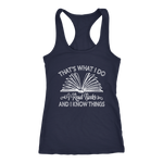 "I Read Books" Women's Tank Top - Gifts For Reading Addicts