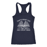 "I Read Books" Women's Tank Top - Gifts For Reading Addicts