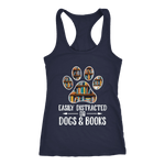 "Dogs and books" Women's Tank Top - Gifts For Reading Addicts