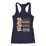 "I Read" Women's Tank Top - Gifts For Reading Addicts