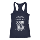 "When in doubt" Women's Tank Top - Gifts For Reading Addicts