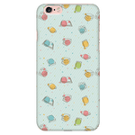 Colorful Bookish Pattern Phone Case Green - Gifts For Reading Addicts