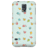 Colorful Bookish Pattern Phone Case Green - Gifts For Reading Addicts