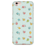 Colorful Bookish Pattern Phone Case Green - Gifts For Reading Addicts