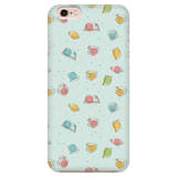 Colorful Bookish Pattern Phone Case Green - Gifts For Reading Addicts