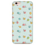 Colorful Bookish Pattern Phone Case Green - Gifts For Reading Addicts