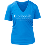 Bibliophile V-neck - Gifts For Reading Addicts