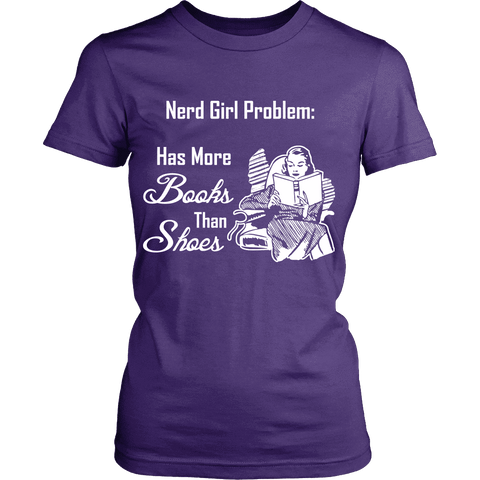 Nerd Girl Problem - Gifts For Reading Addicts