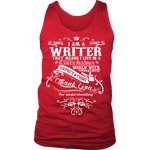 I am a writer Mens Tank - Gifts For Reading Addicts