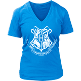 The Hogwarts Crest V-neck - Gifts For Reading Addicts