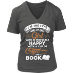 Coffee & Books - V-neck - Gifts For Reading Addicts