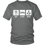 Eat, Sleep, Read Unisex T-shirt - Gifts For Reading Addicts