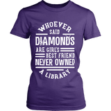 Diamonds & Libraries - Gifts For Reading Addicts