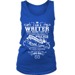 I am a writer Womens Tank - Gifts For Reading Addicts