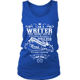 I am a writer Womens Tank - Gifts For Reading Addicts