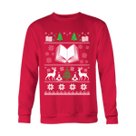 Christmas Ugly Sweatshirt - Gifts For Reading Addicts