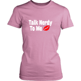 Talk Nerdy To Me Fitted T-shirt - Gifts For Reading Addicts