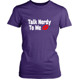 Talk Nerdy To Me Fitted T-shirt - Gifts For Reading Addicts