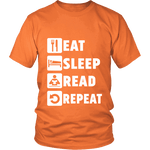 Eat, Sleep, Read, Repeat Unisex T-shirt - Gifts For Reading Addicts