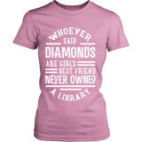 Diamonds & Libraries - Gifts For Reading Addicts