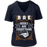 BAE, Books Are Everything V-neck - Gifts For Reading Addicts