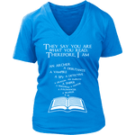 They say you are what you read V-neck - Gifts For Reading Addicts