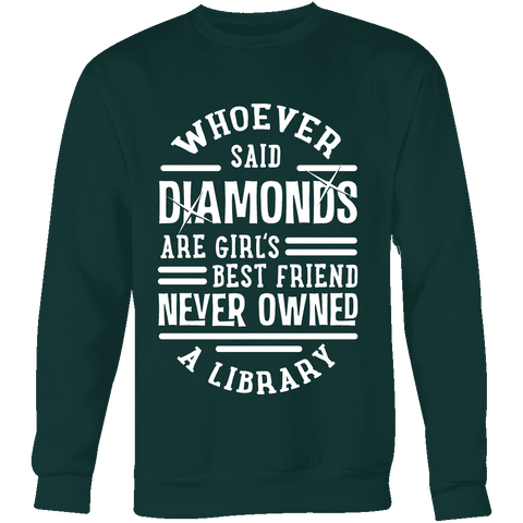 Diamonds & Libraries - Gifts For Reading Addicts