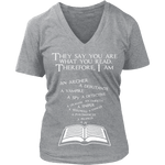 They say you are what you read - V-neck - Gifts For Reading Addicts