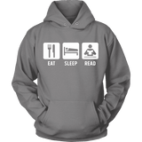 Eat, Sleep, Read Hoodie - Gifts For Reading Addicts