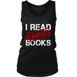 I Read Banned Books Womens Tank Top - Gifts For Reading Addicts