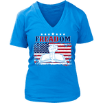 Freadom V-neck - Gifts For Reading Addicts